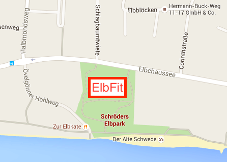 ElbFit Map Schröders Elbpark Hamburg